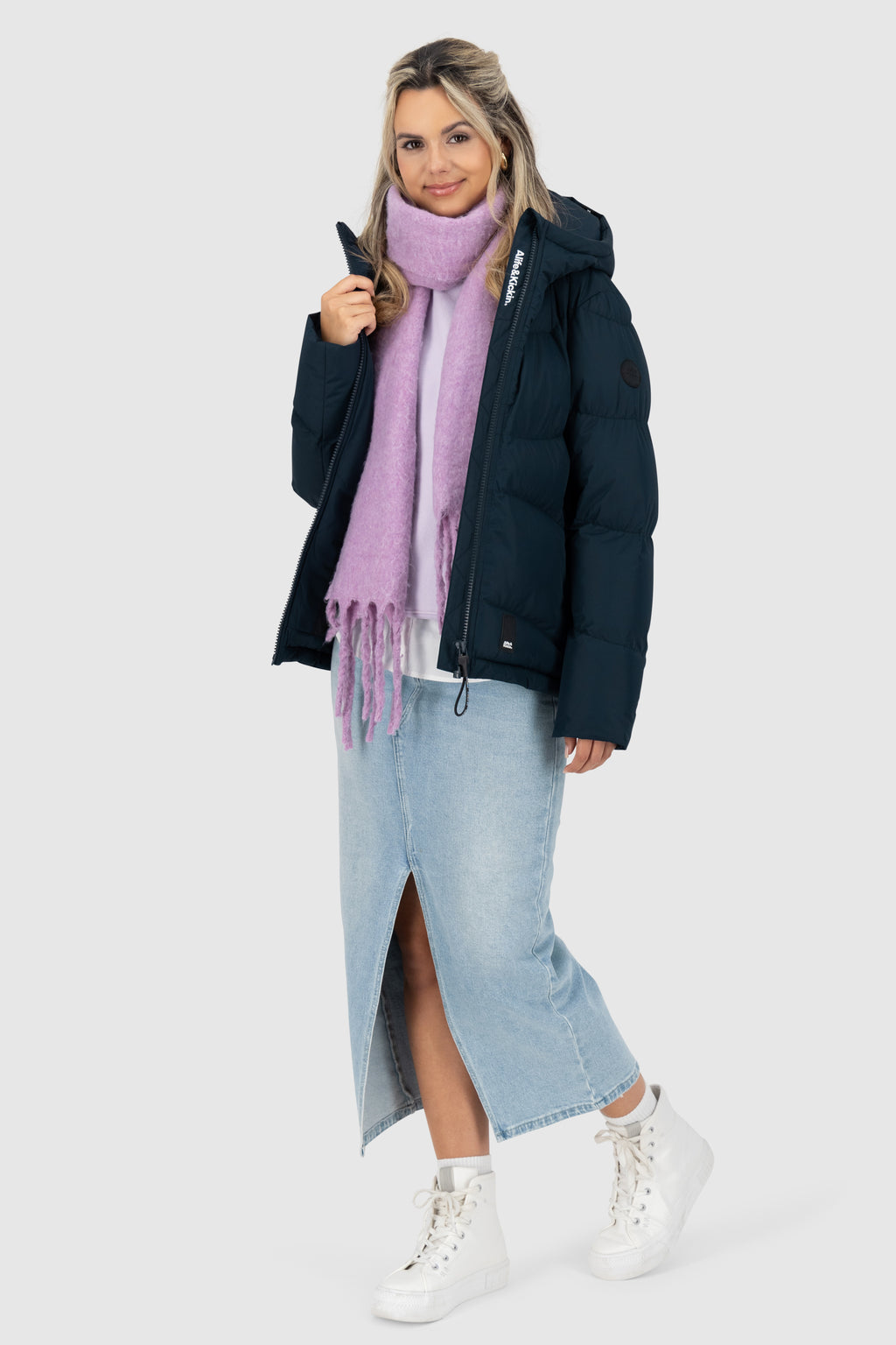 ALIFE & KICKIN Damen Winterjacke LeonaAK marine - 4