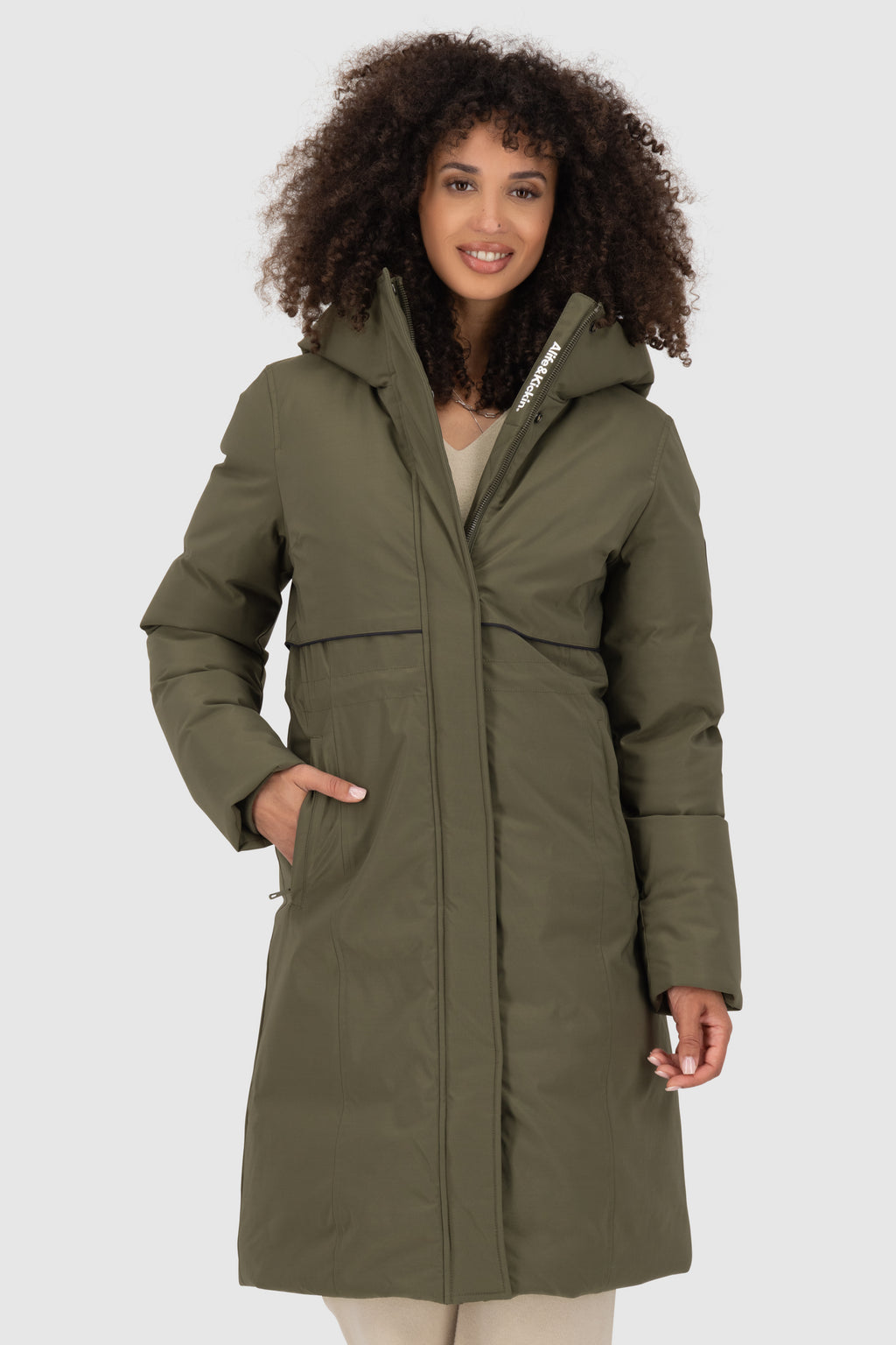 ALIFE & KICKIN Damen Mantel CarsynAK olive drab - 3