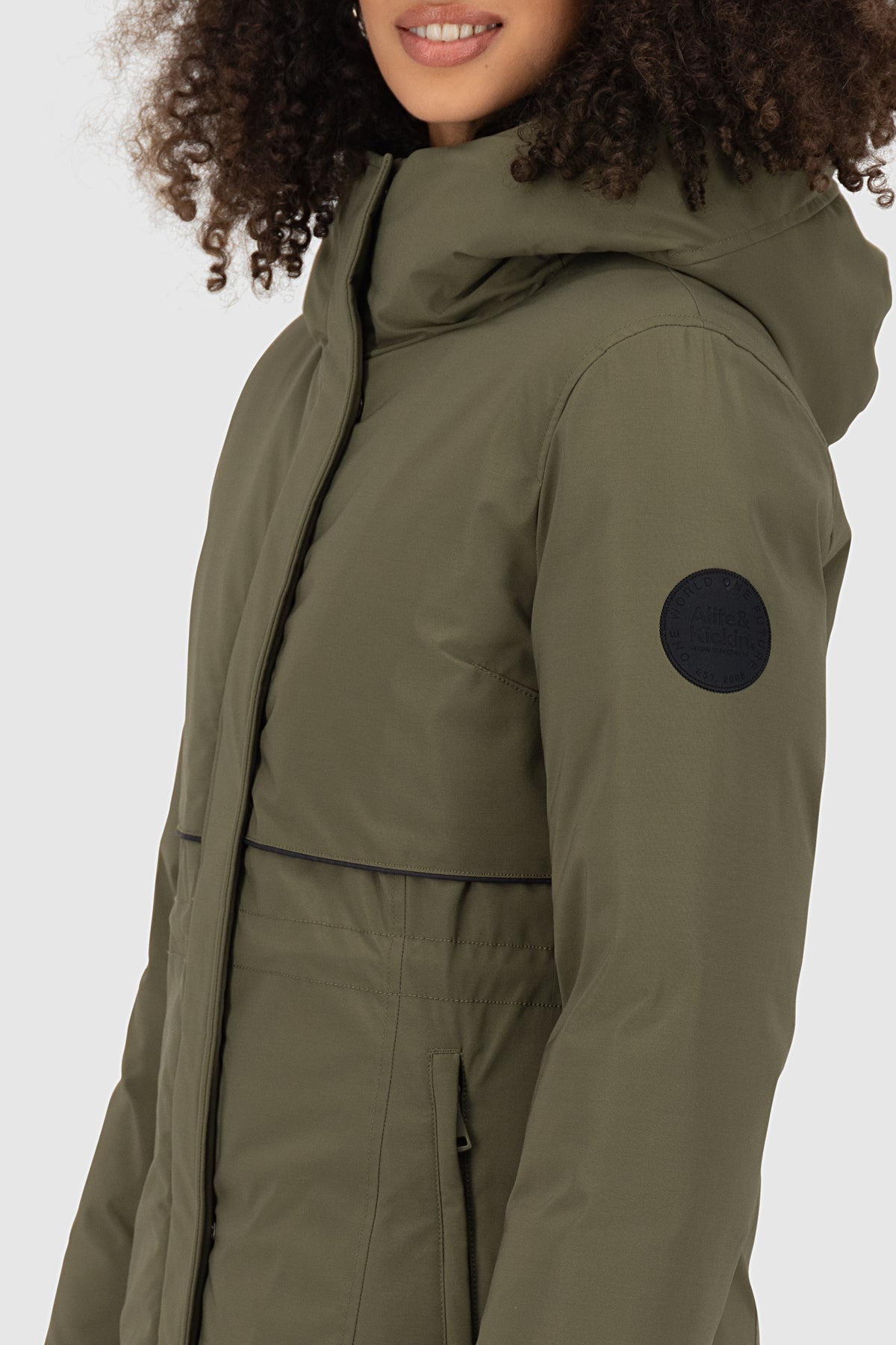 ALIFE & KICKIN Damen Mantel CarsynAK olive drab - 5