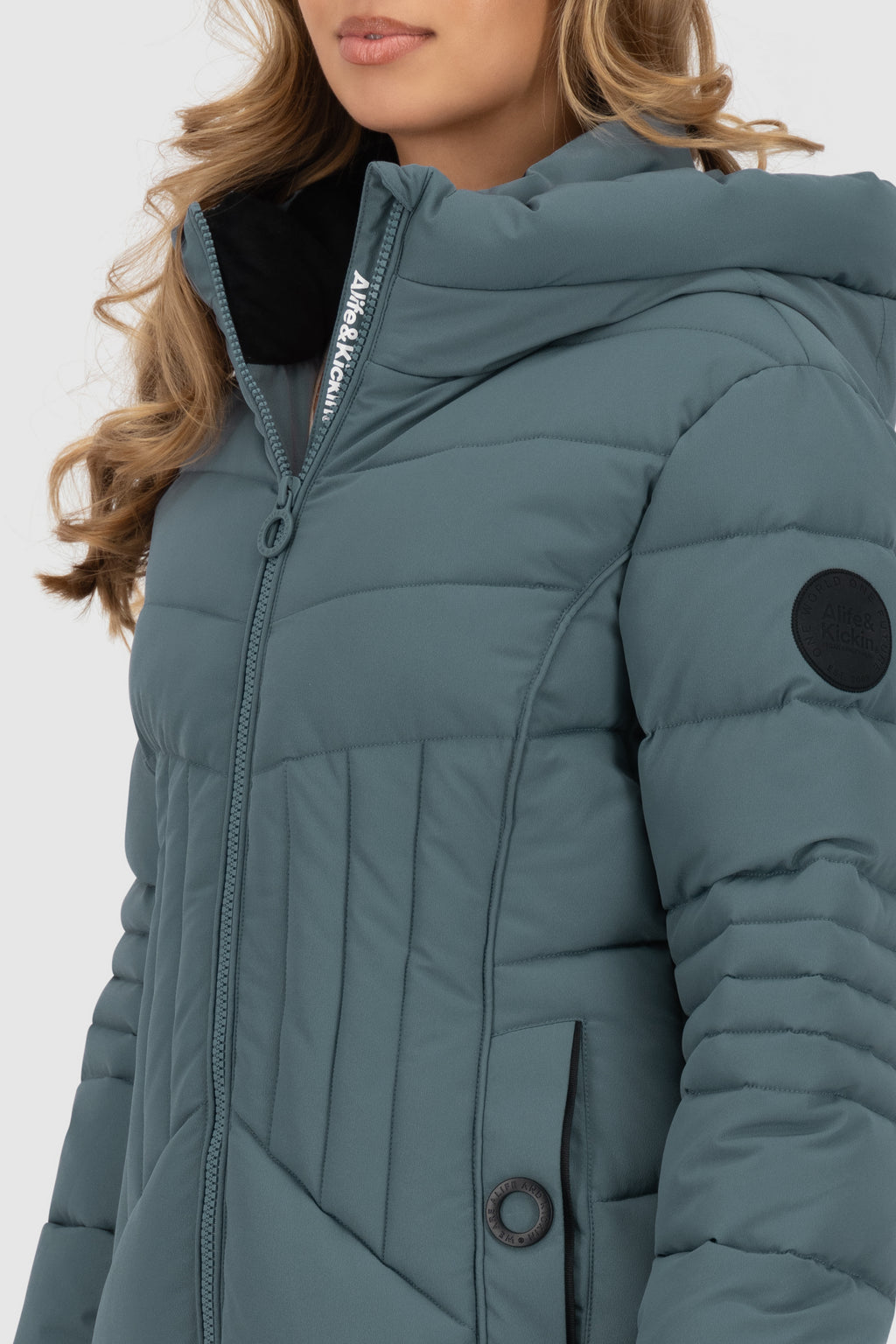 ALIFE & KICKIN Damen Wintermantel PriscillaAK Basalt - 2