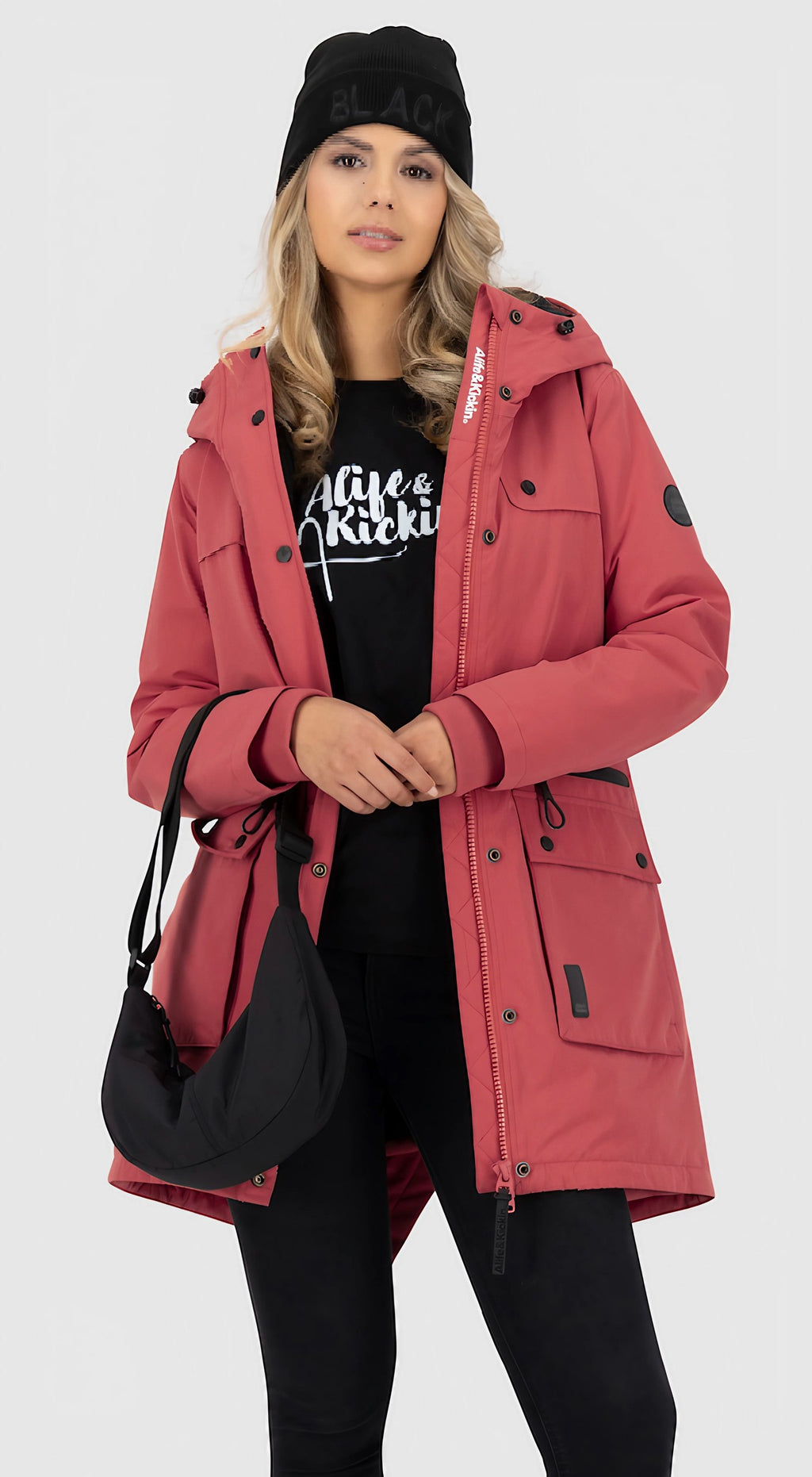 ALIFE & KICKIN Damen Parka CharlottAK astro dust