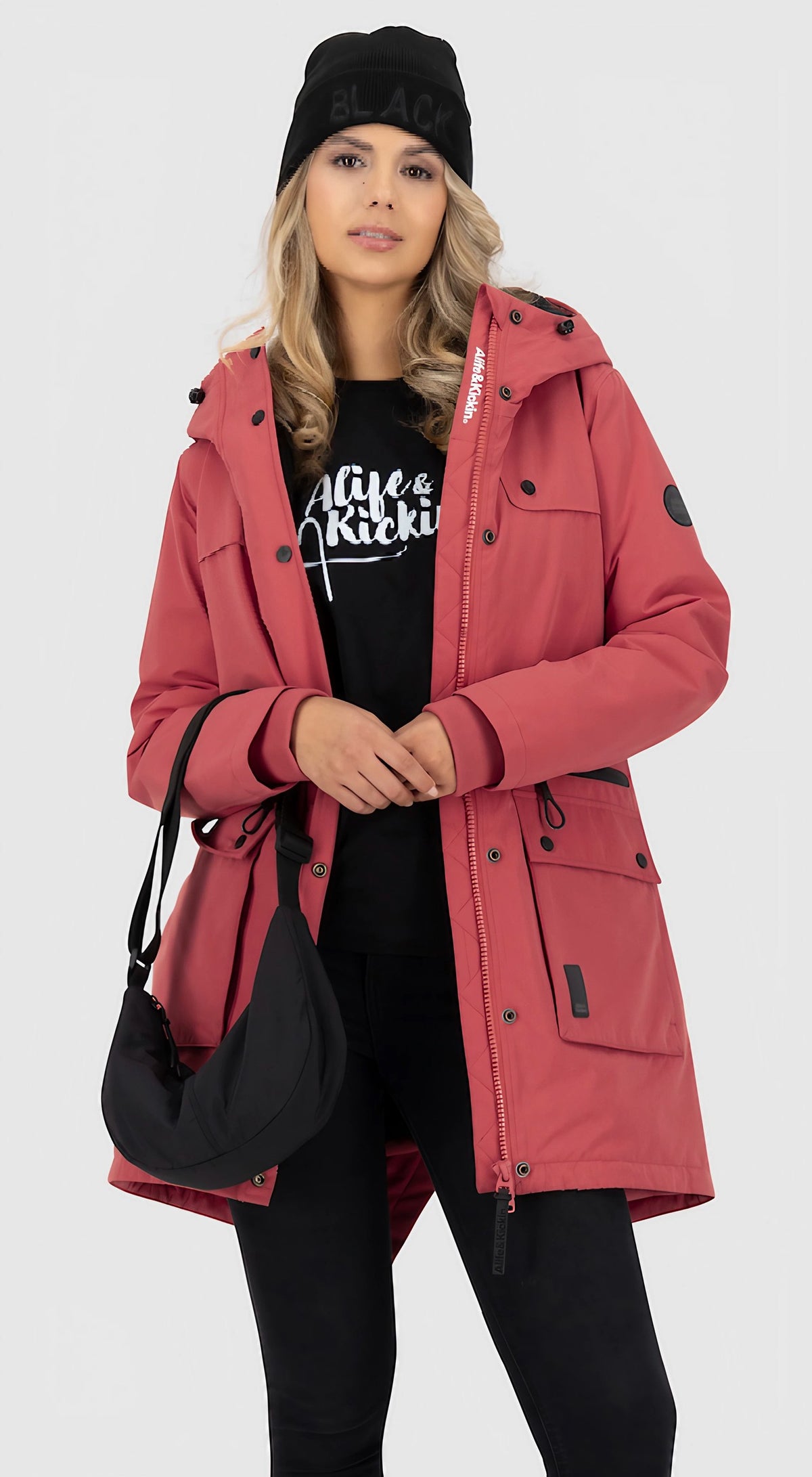 ALIFE & KICKIN Damen Parka CharlottAK astro dust