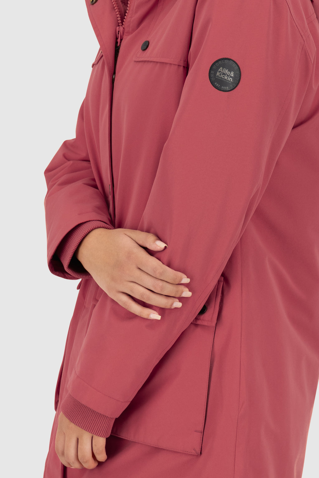 ALIFE & KICKIN Damen Parka CharlottAK astro dust - 6
