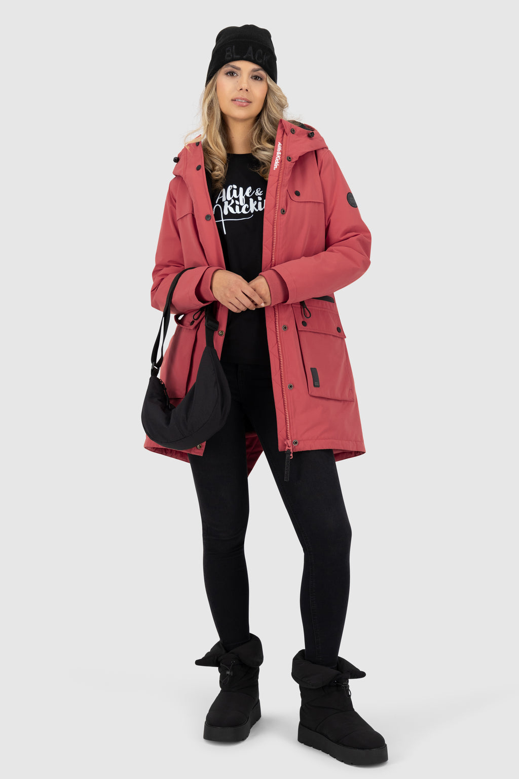 ALIFE & KICKIN Damen Parka CharlottAK astro dust - 7