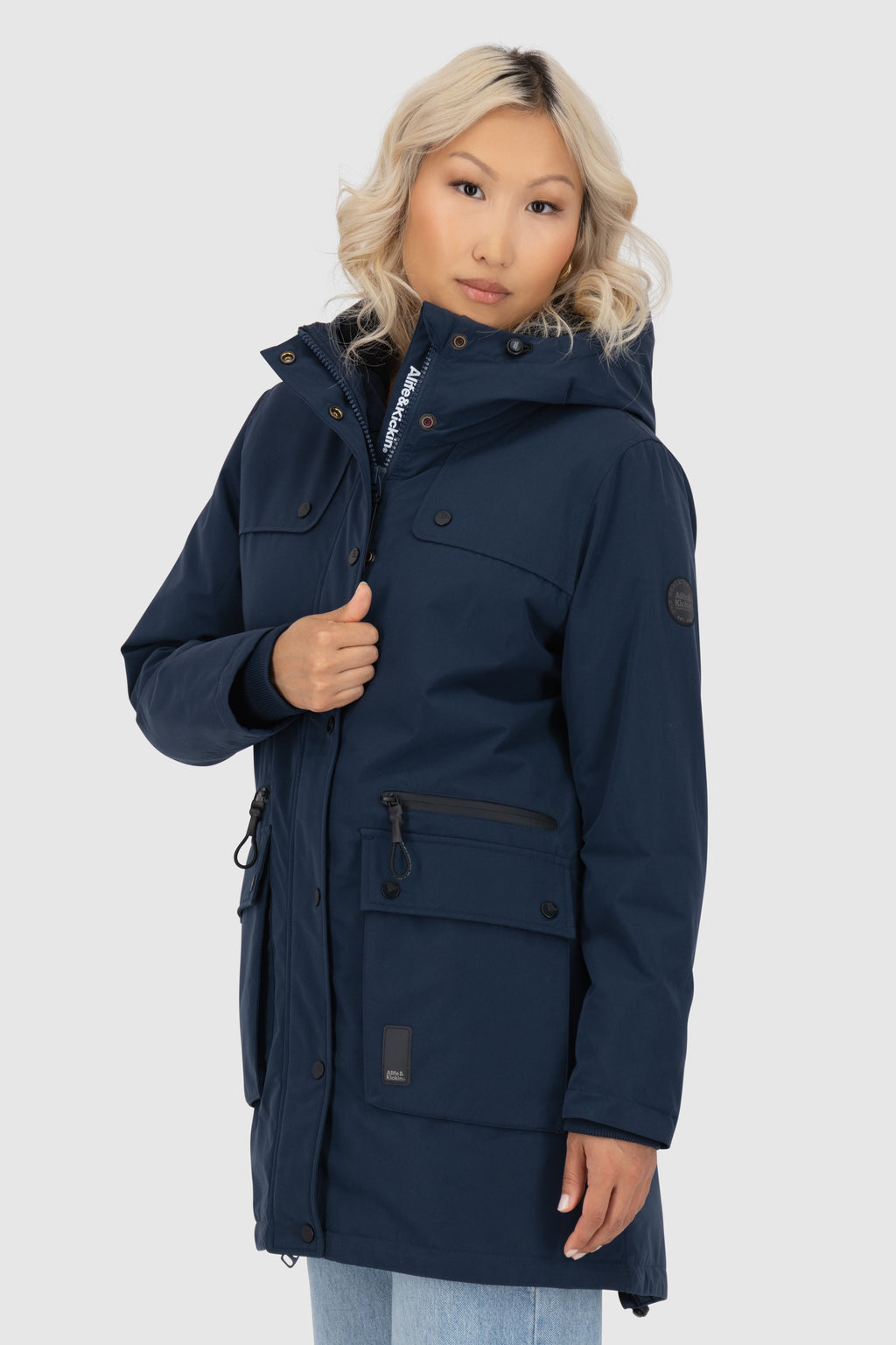 ALIFE & KICKIN Damen Parka CharlottAK marine - 4