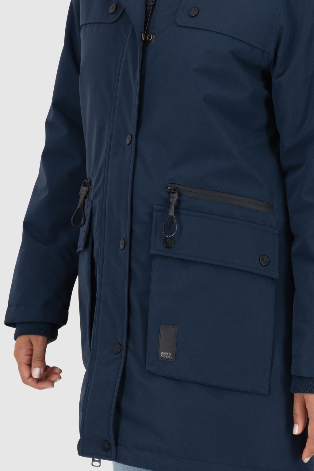 ALIFE & KICKIN Damen Parka CharlottAK marine