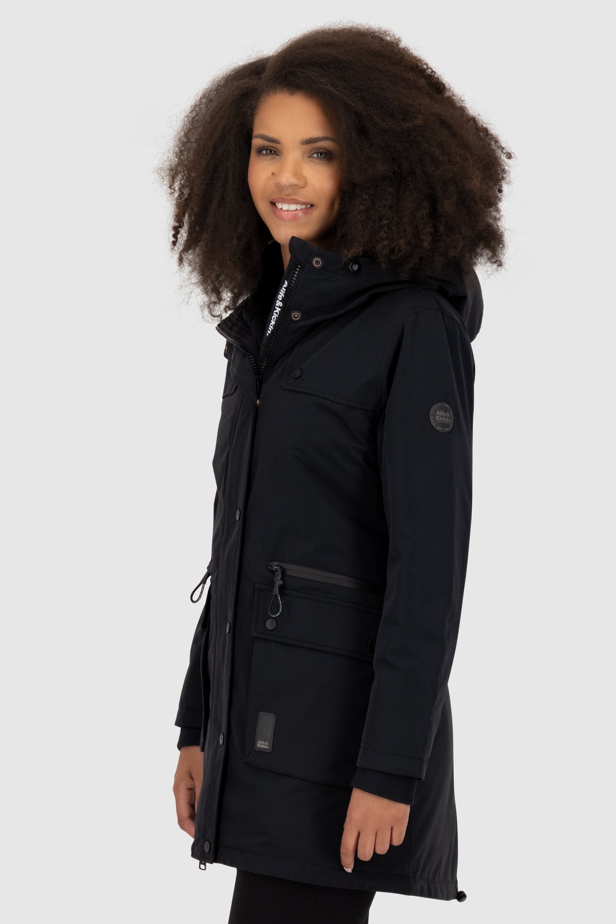 ALIFE & KICKIN Damen Parka CharlottAK moonless - 3