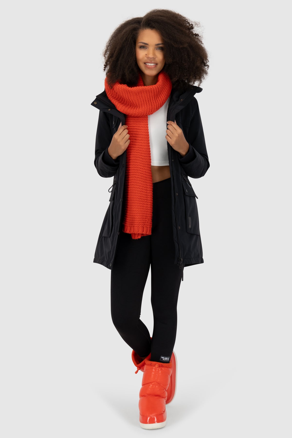 ALIFE & KICKIN Damen Parka CharlottAK moonless - 5