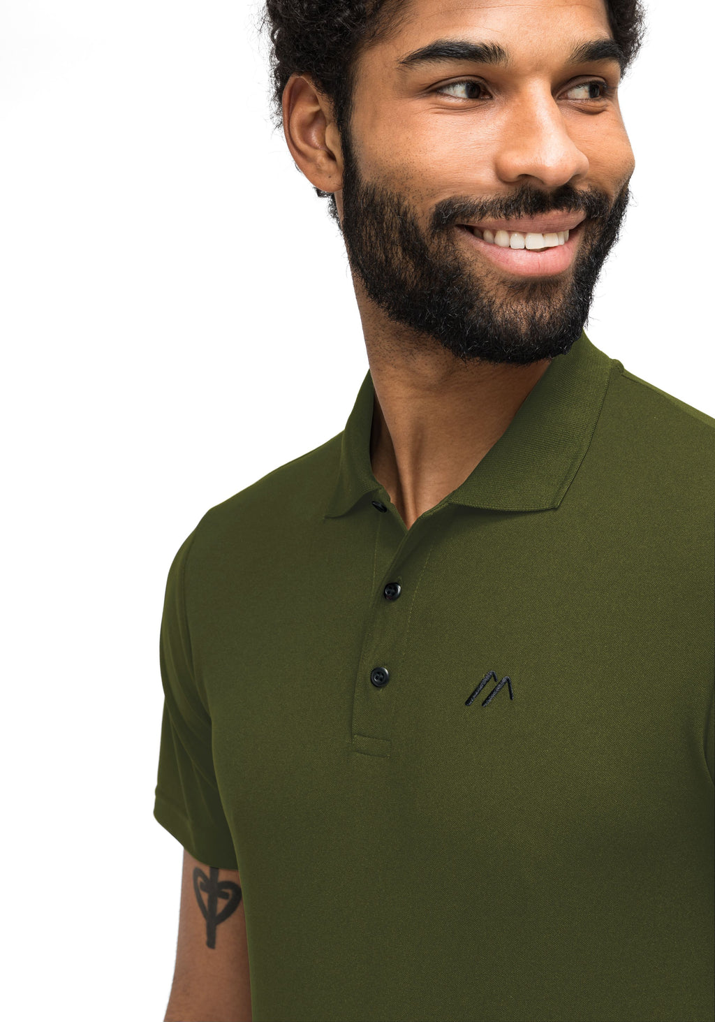 Maier Sports Ulrich Polo Herren military green - 2