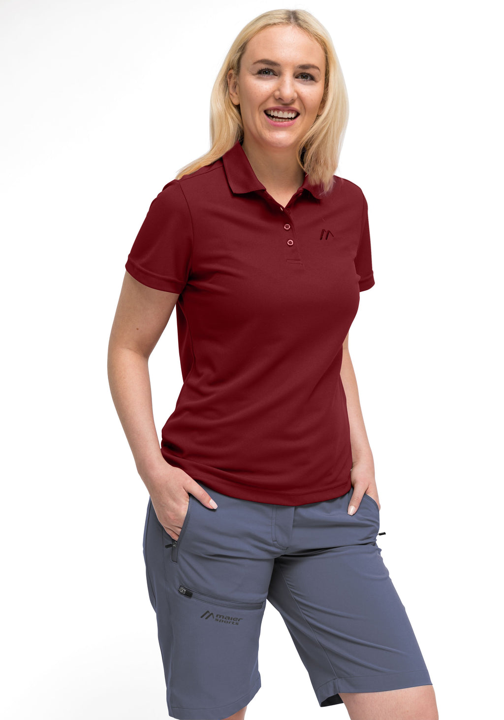 Maier Sports Ulrike Polo Damen sun-dried tomato - 4
