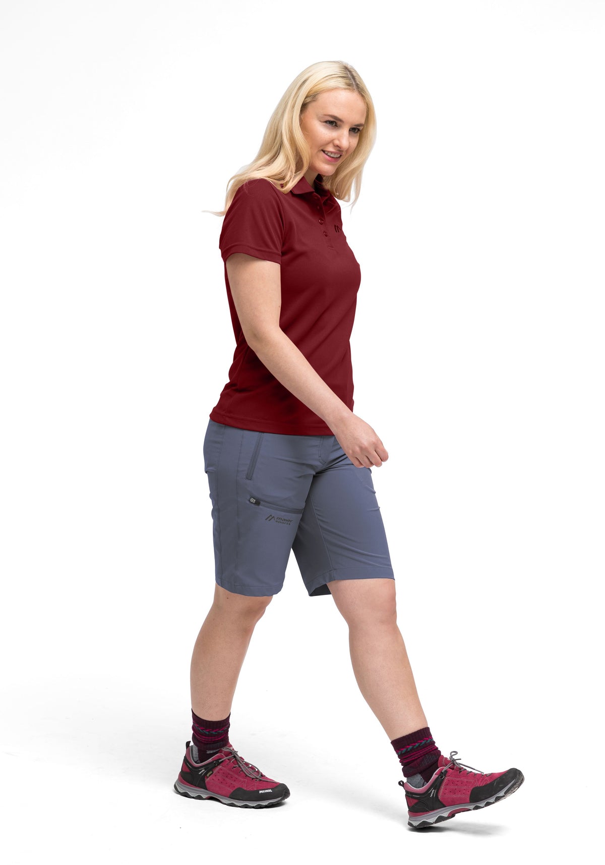 Maier Sports Ulrike Polo Damen sun-dried tomato - 6