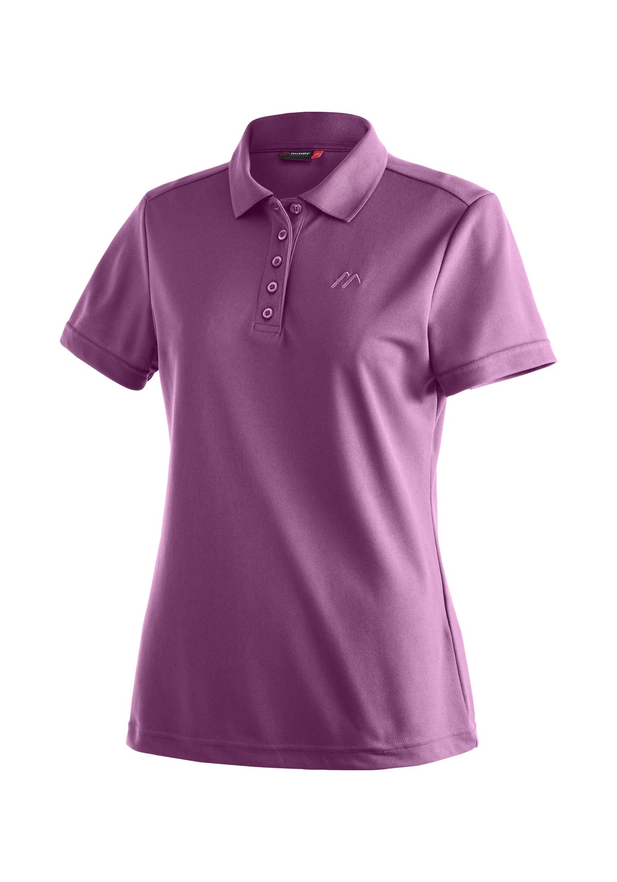 Maier Sports Ulrike Polo Damen bruised boysenberry