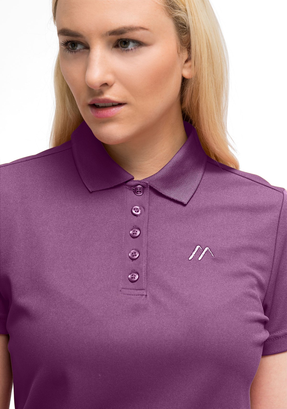 Maier Sports Ulrike Polo Damen bruised boysenberry - 2