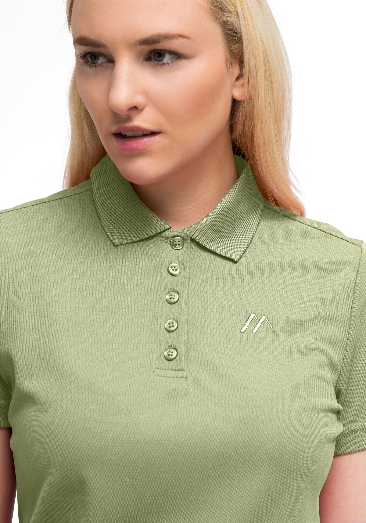 Maier Sports Ulrike Polo Damen green foam - 2