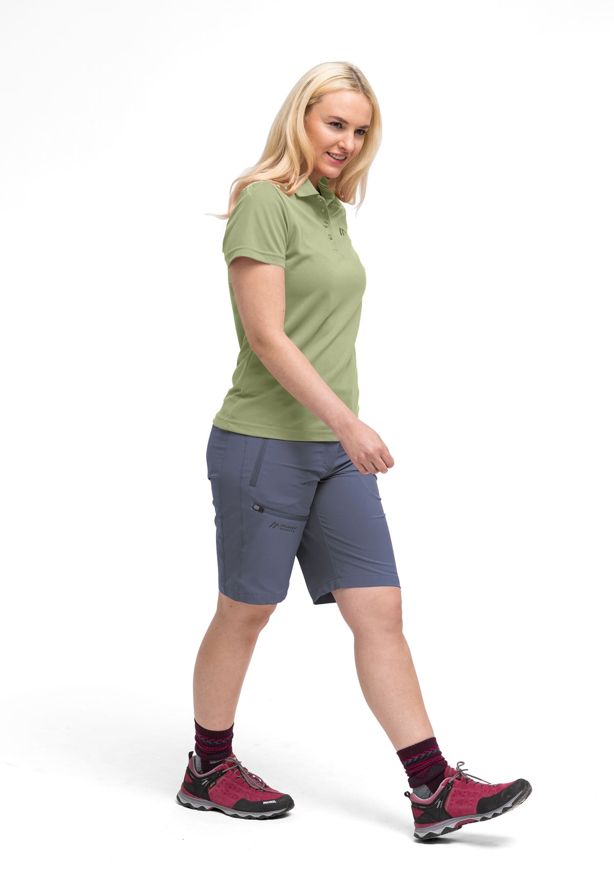 Maier Sports Ulrike Polo Damen green foam - 6