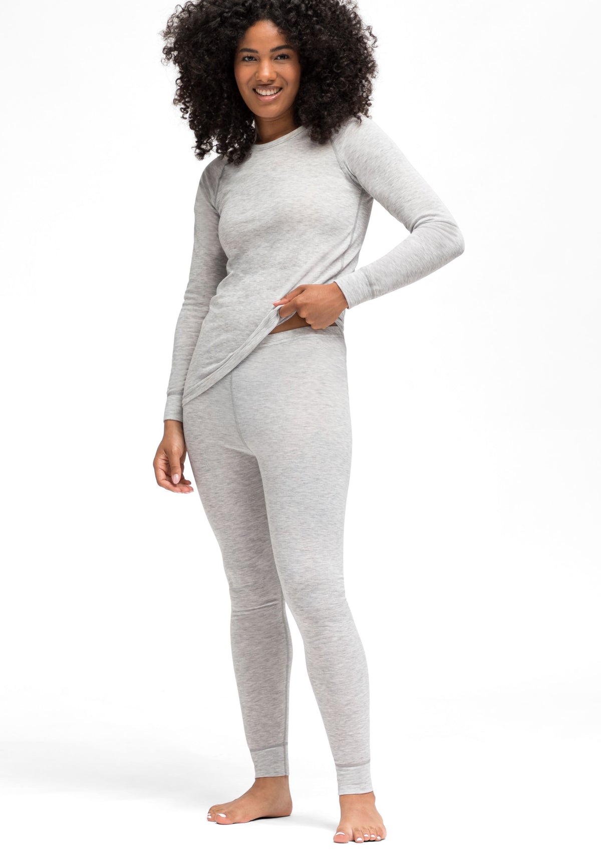Maier Sports Lena Skiunterwäsche-Set Damen silber melange - 4