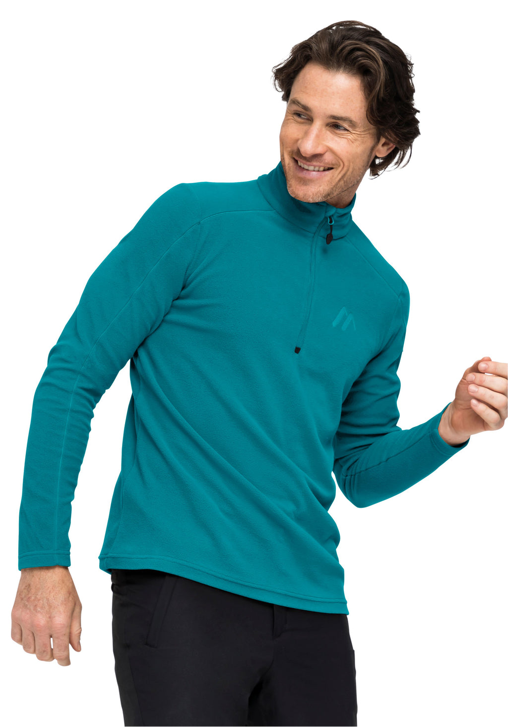 Maier Sports Dennis Midlayer Herren teal denim stone - 4