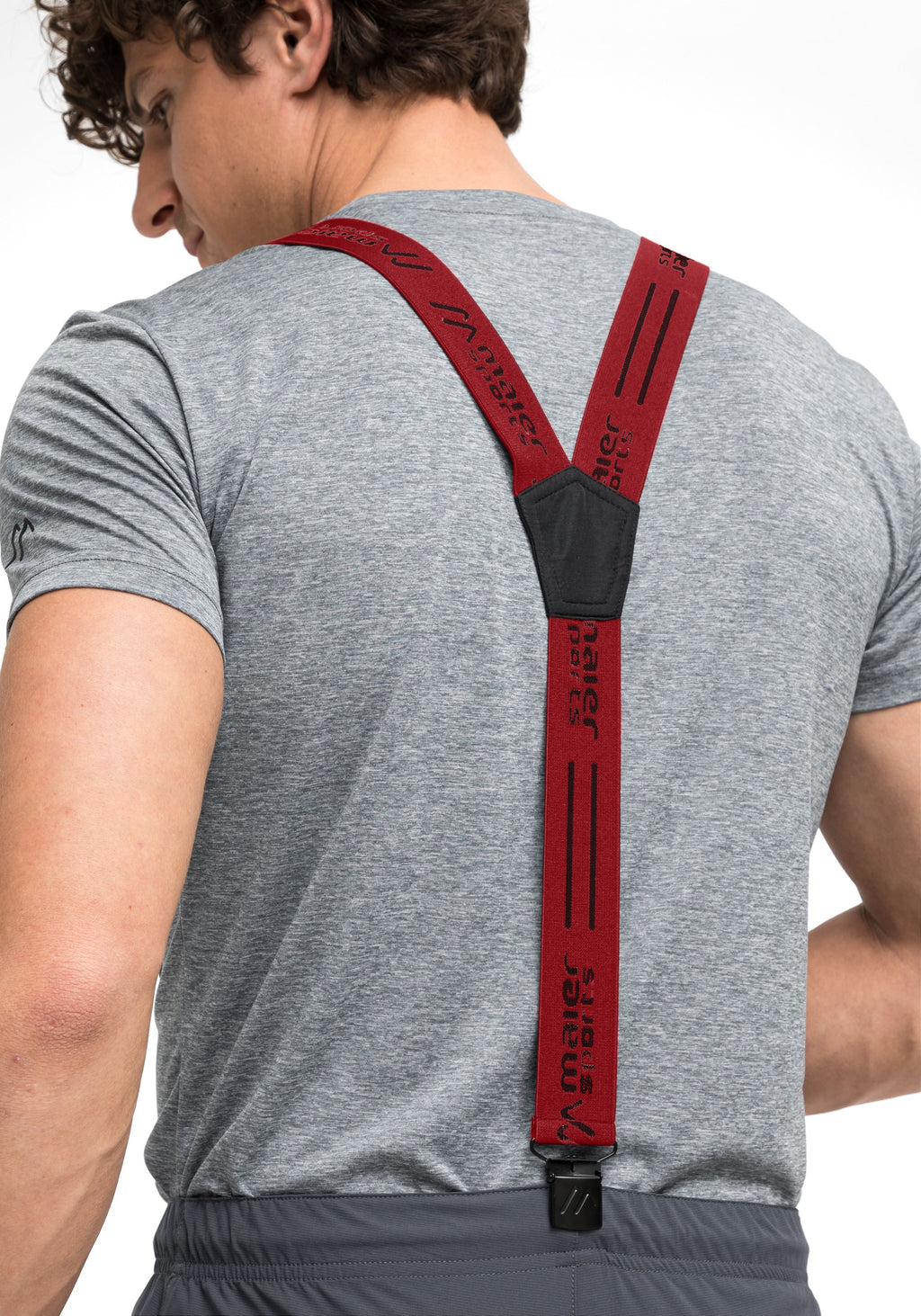 Maier Sports Suspender Hosenträger Unisex salsa / graphite - 2