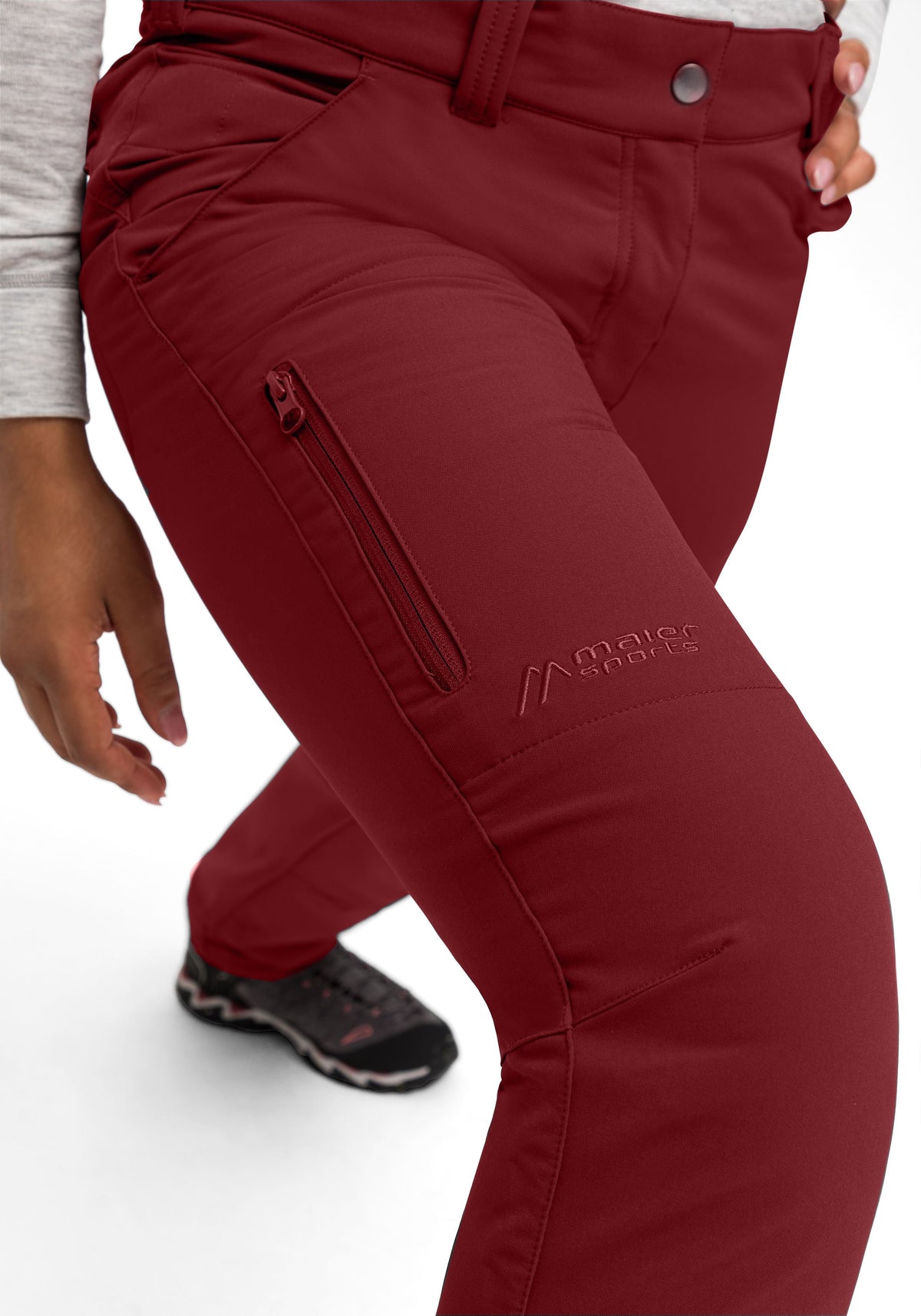 Maier Sports Helga Outdoorhose Damen –  sun-dried tomato