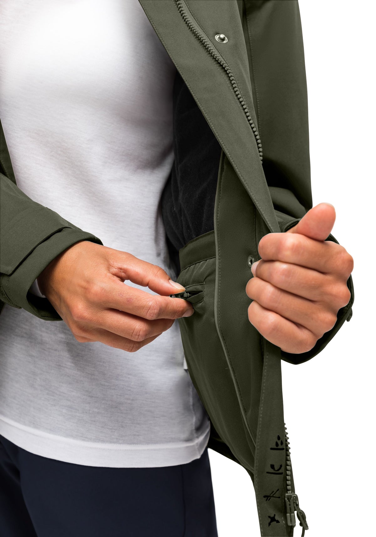 Maier Sports Lisbon Outdoorjacke Damen green goose - 2