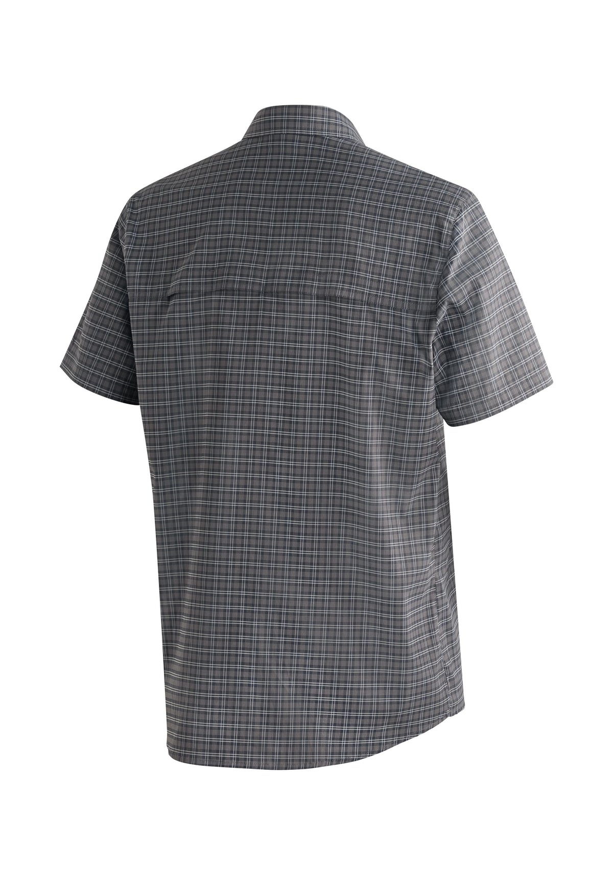 Maier Sports Mats S/S  – grey check