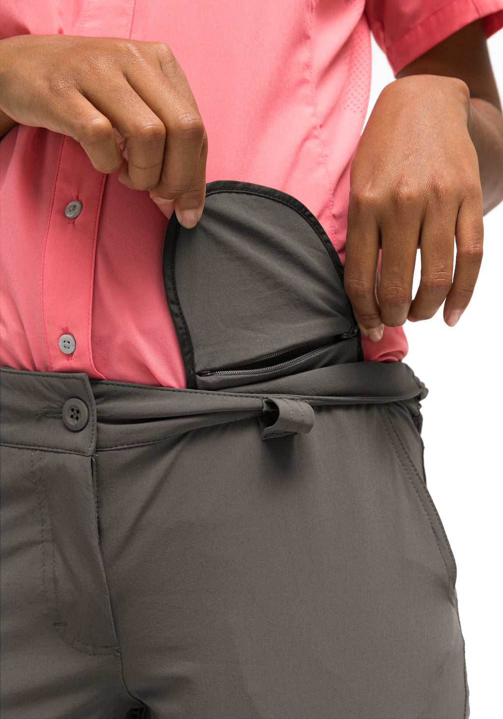 Maier Sports Inara slim zip  – teak