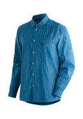 Maier Sports Mats L/S  – blue check