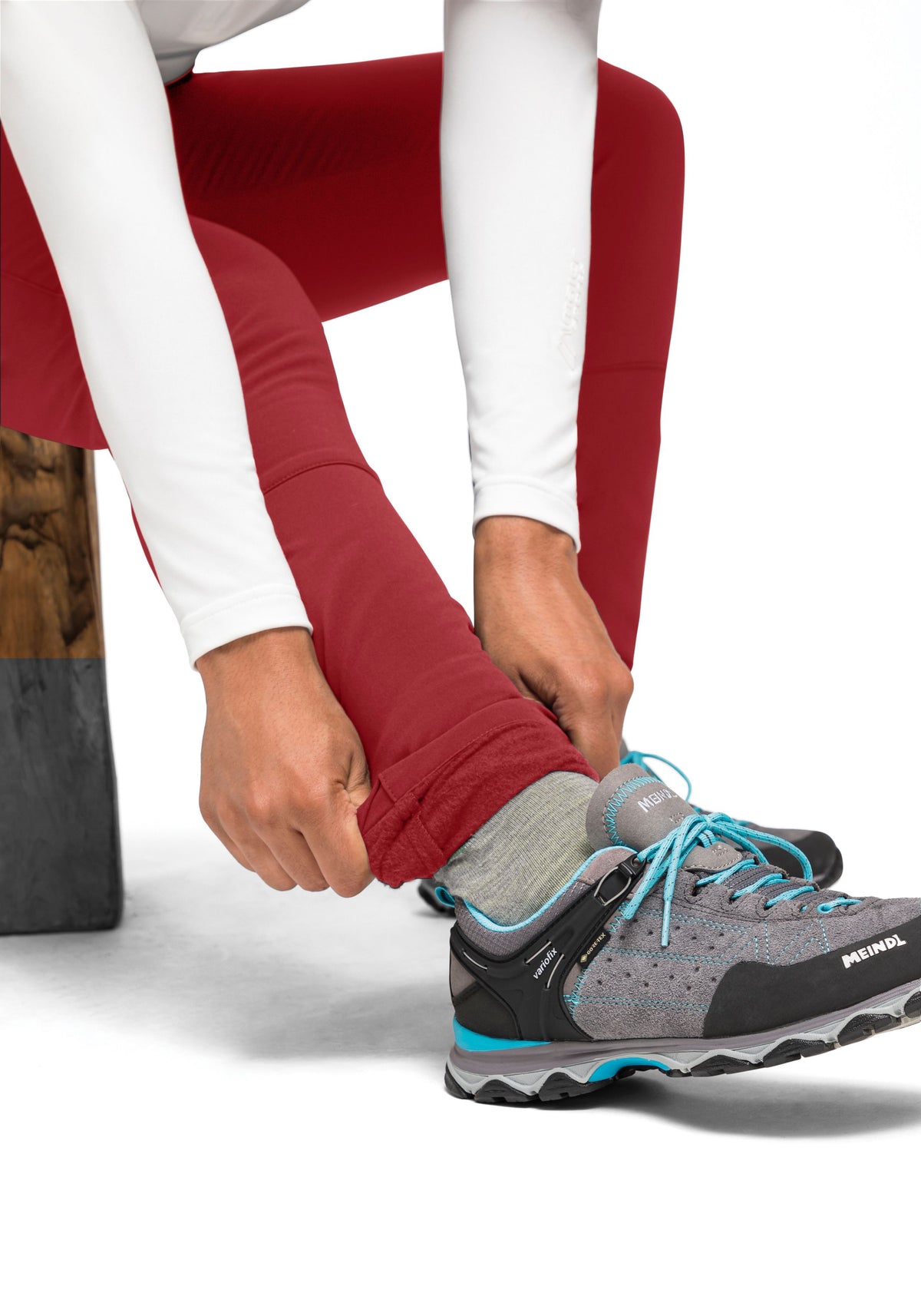 Maier Sports Helga slim Outdoorhose Damen sun-dried tomato - 5