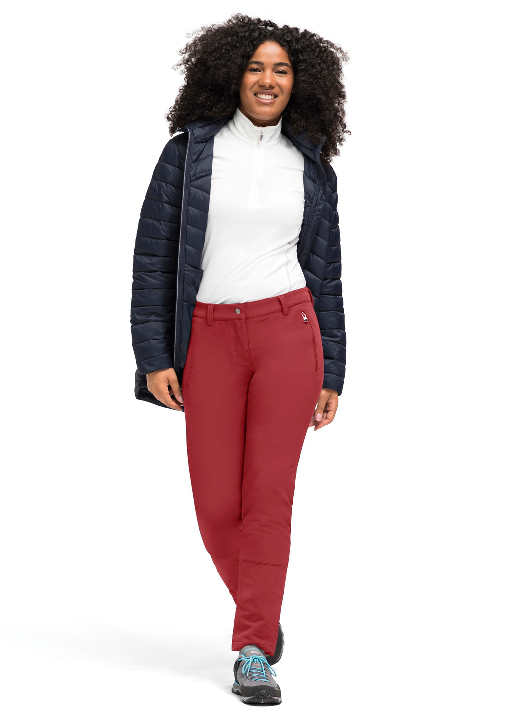 Maier Sports Helga slim Outdoorhose Damen sun-dried tomato - 8