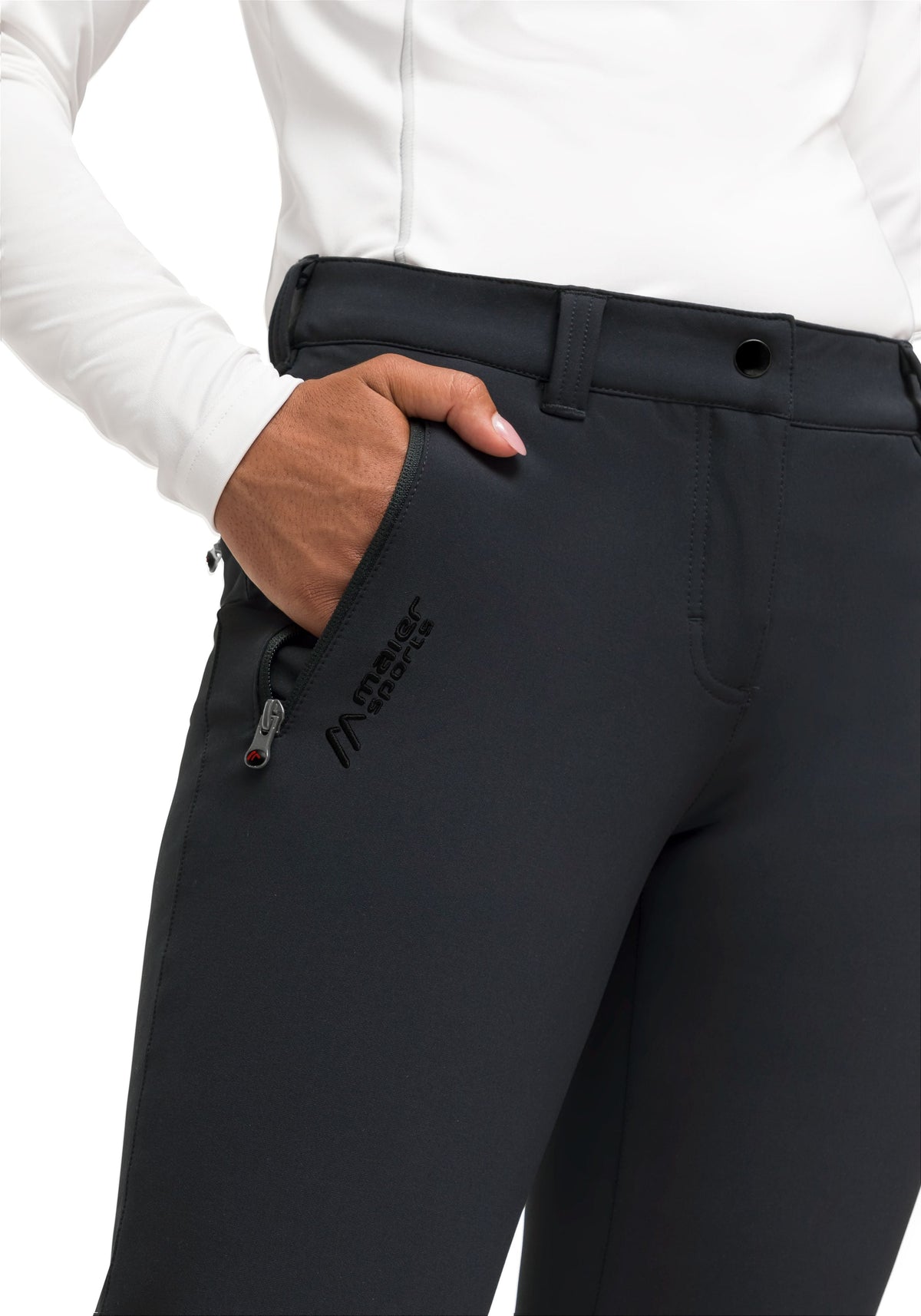 Maier Sports Helga slim  – black