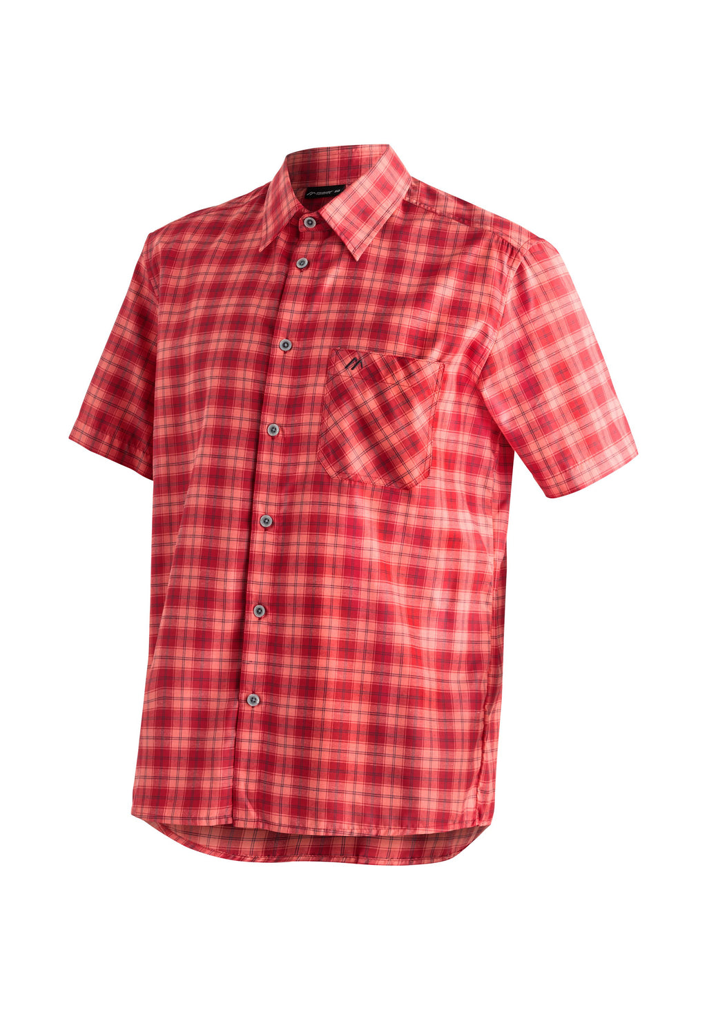 Maier Sports Mauro Funktionshemd Herren red check