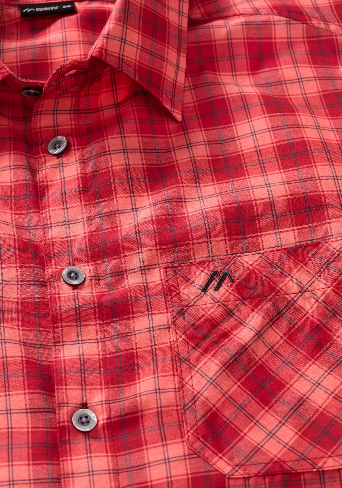 Maier Sports Mauro Funktionshemd Herren red check - 2