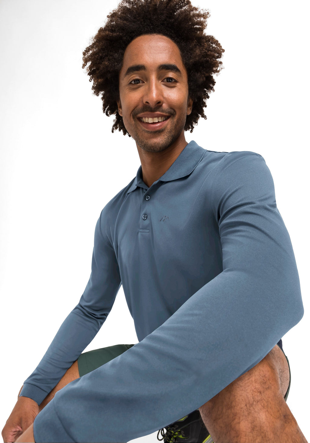 Maier Sports Ulrich L/S  – ensign blue