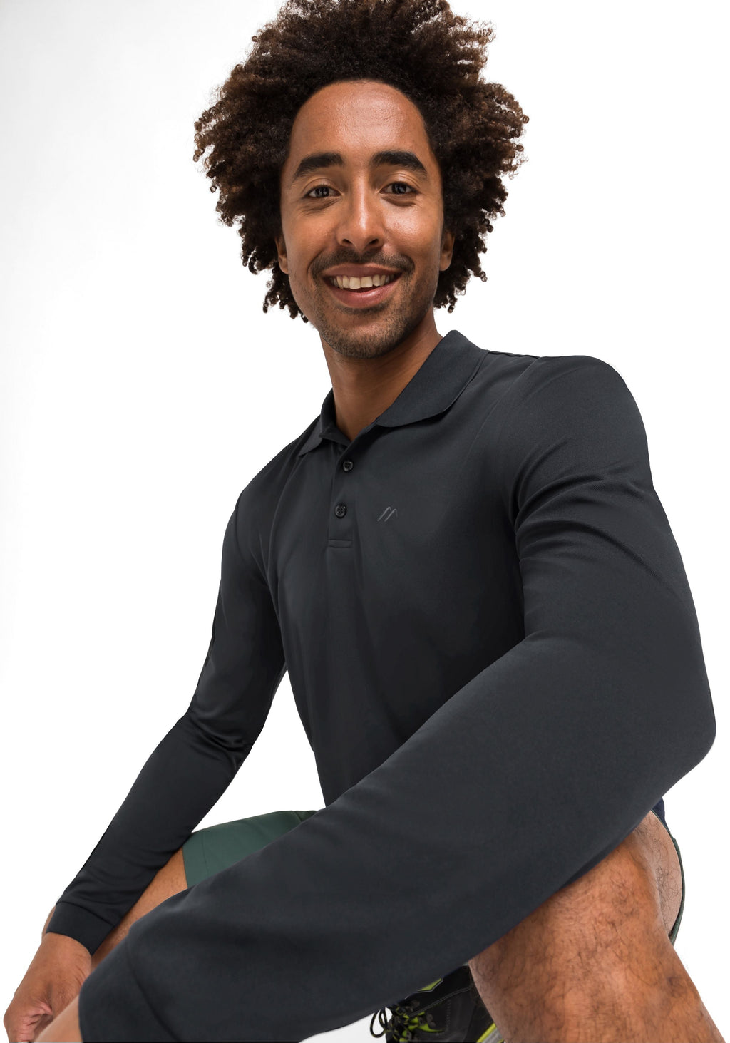 Maier Sports Ulrich L/S  – black