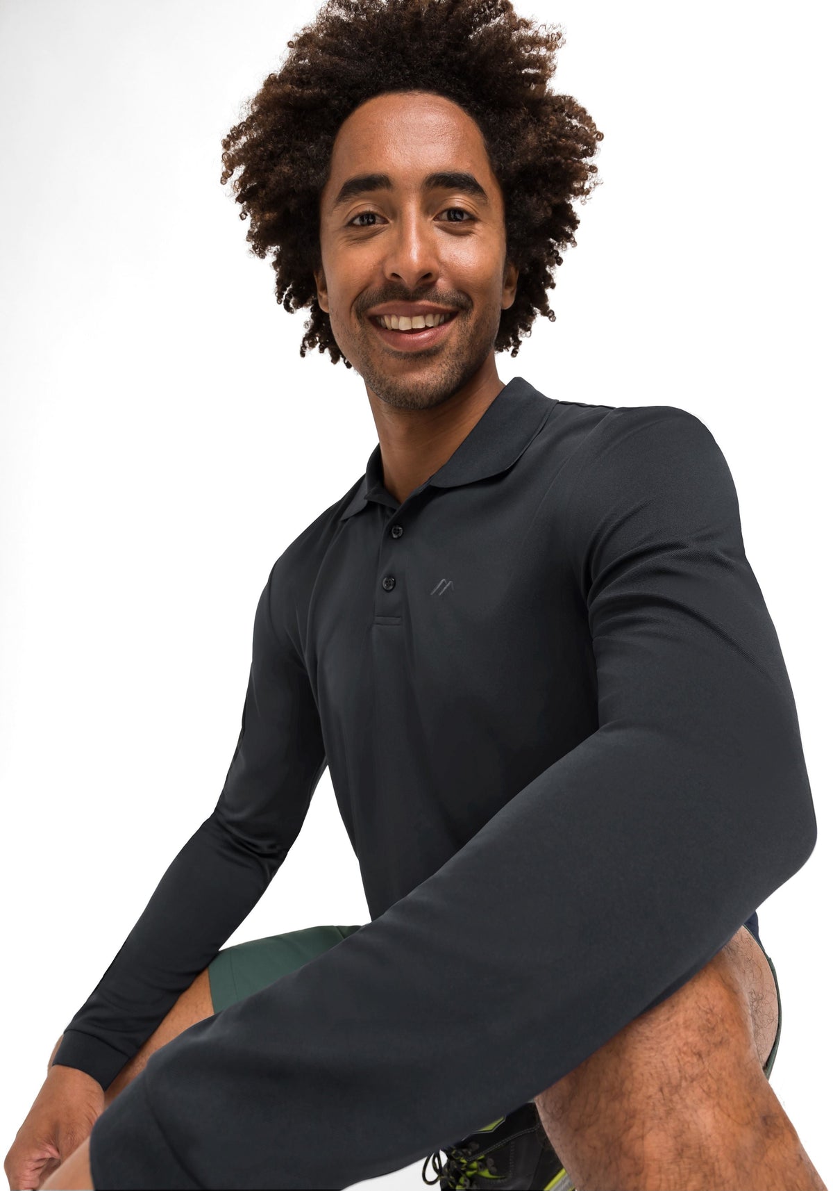 Maier Sports Ulrich L/S  – black