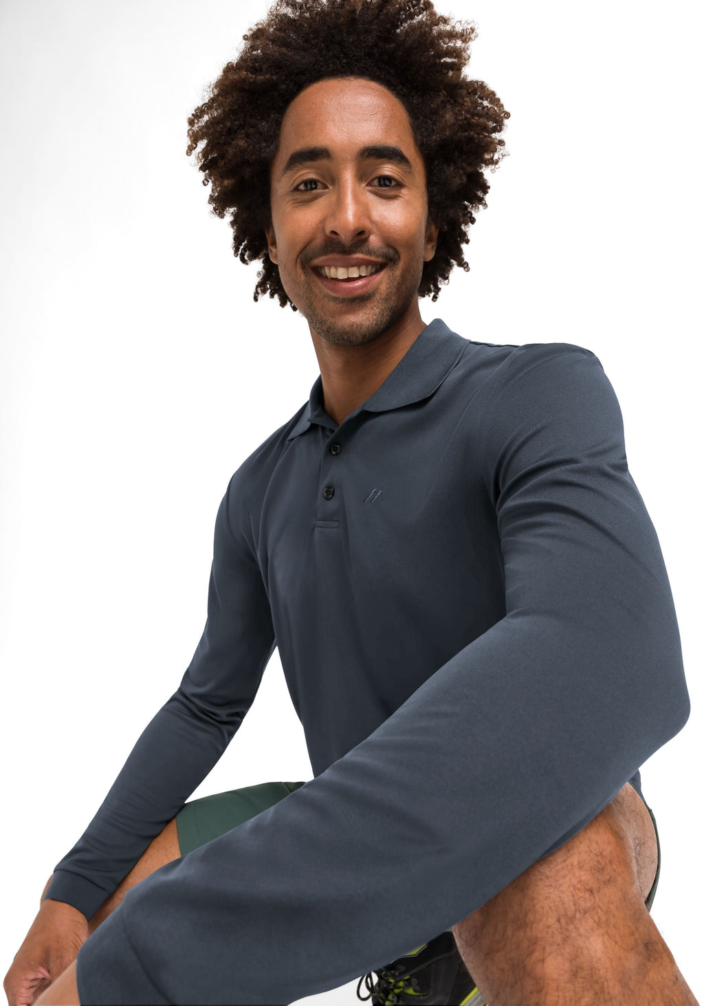 Maier Sports Ulrich L/S  – graphite