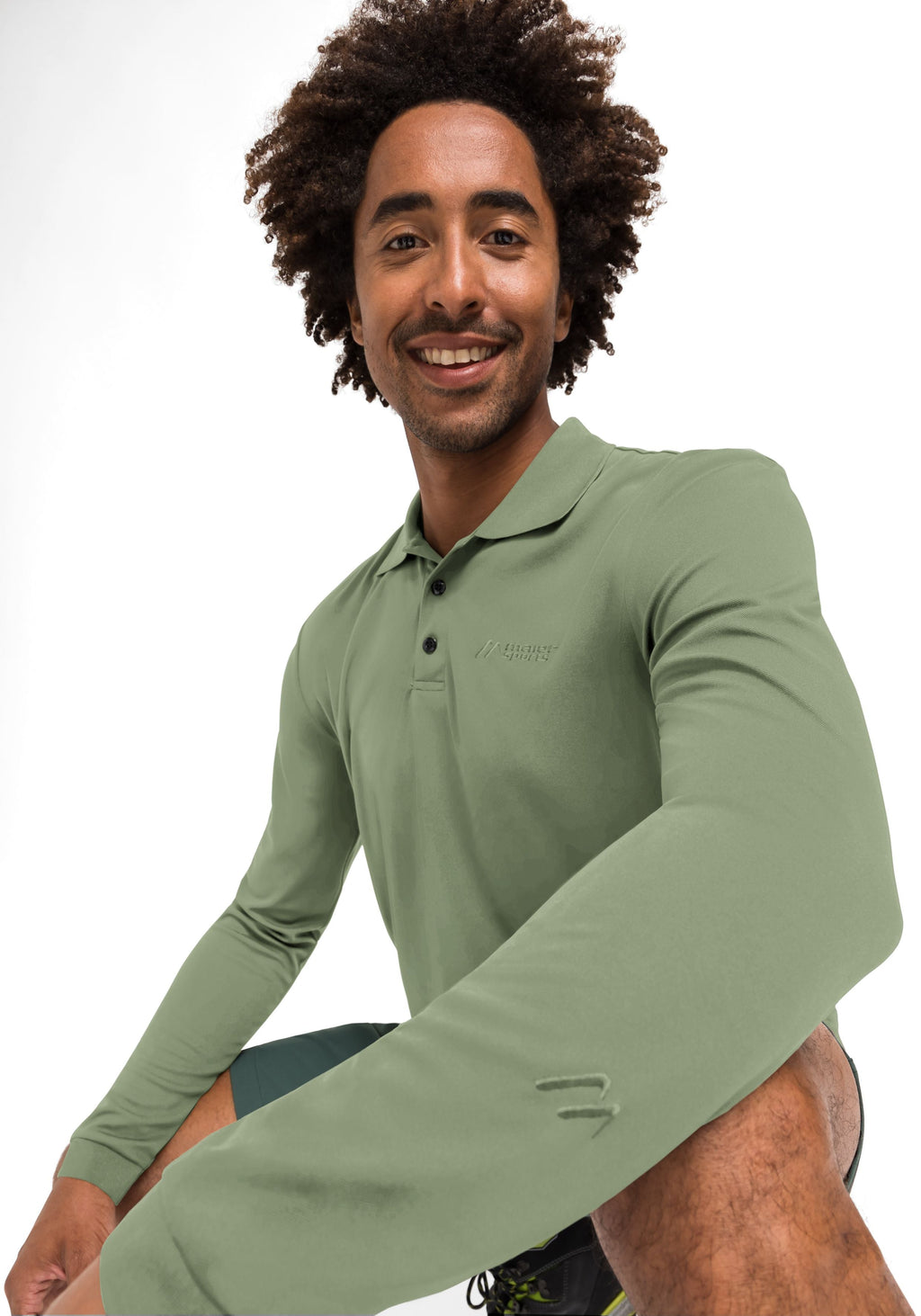 Maier Sports Ulrich L/S  – green pond