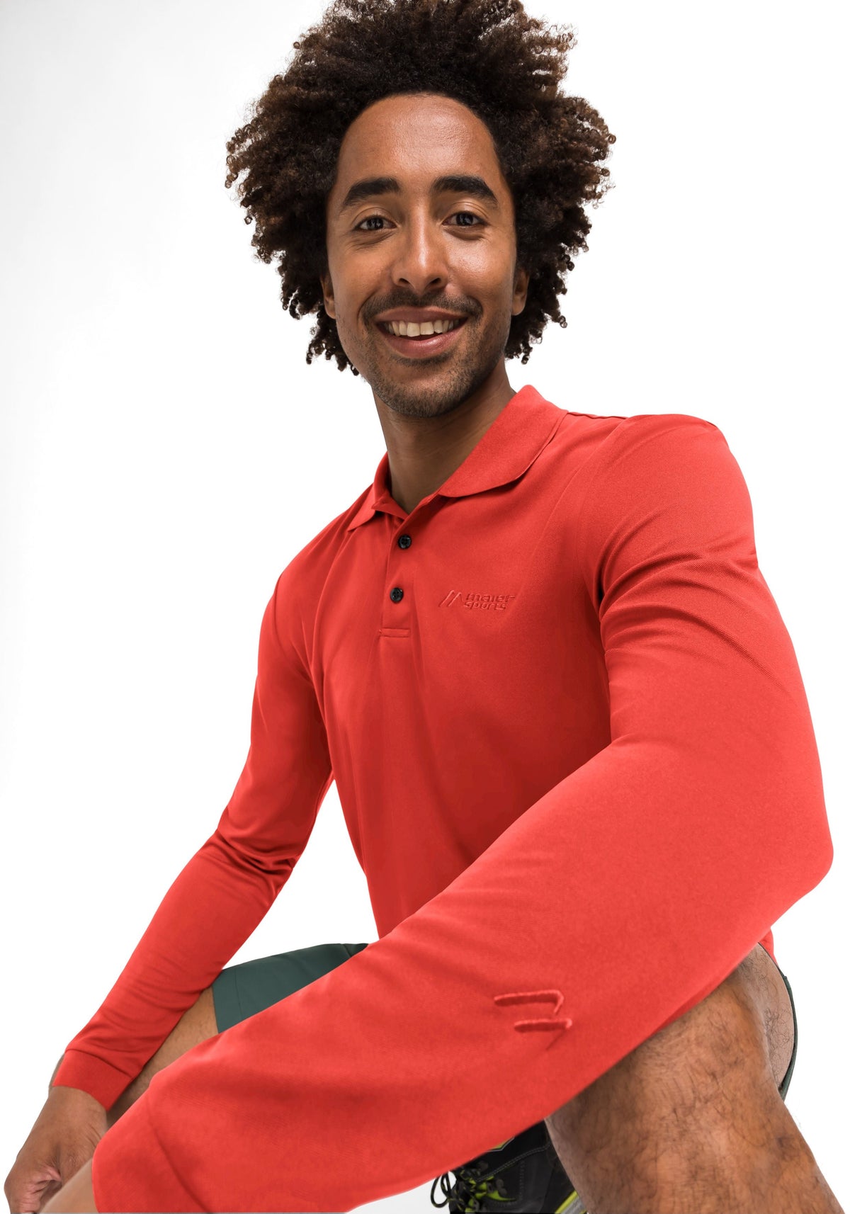 Maier Sports Ulrich L/S  – paprika flame