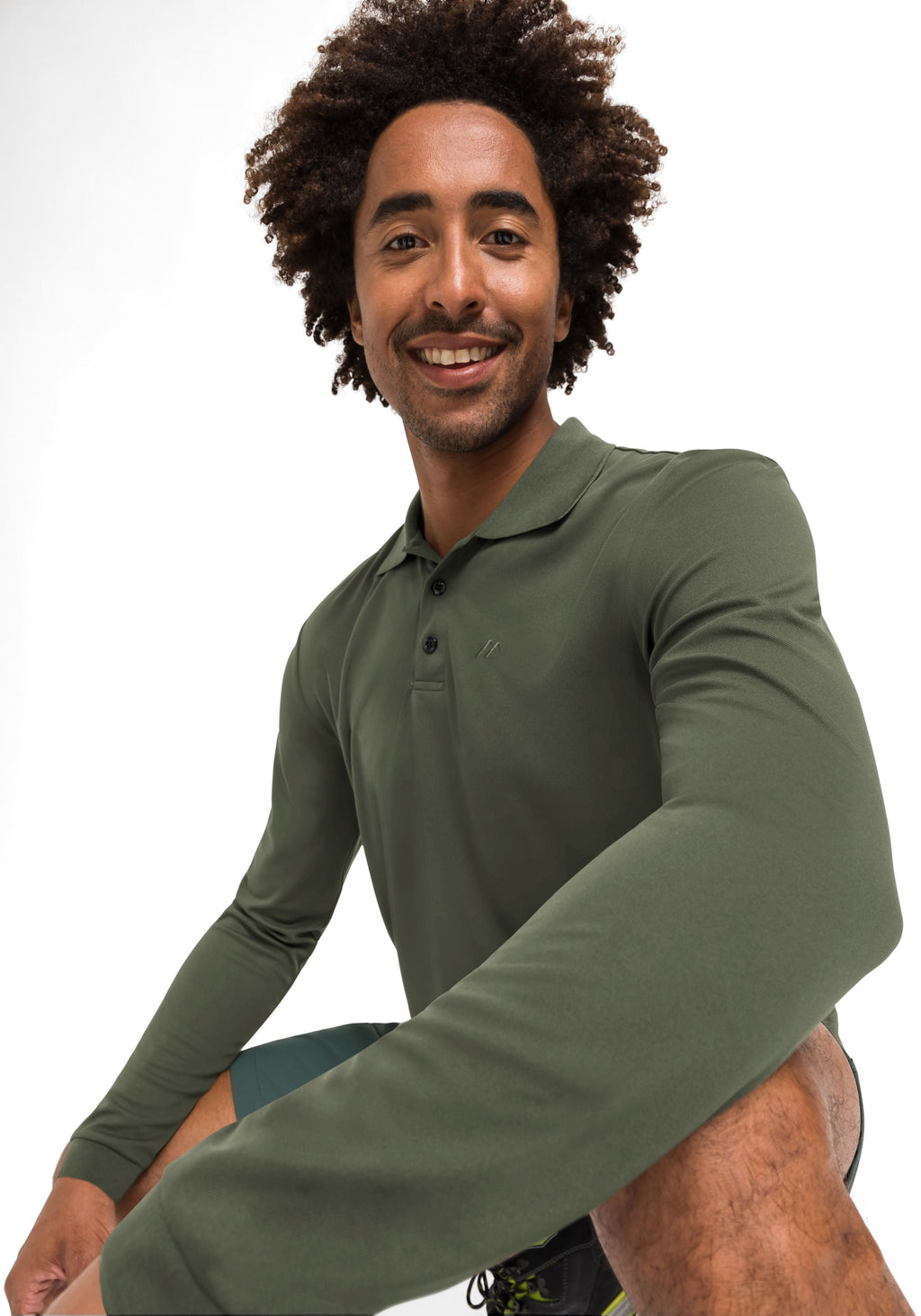 Maier Sports Ulrich L/S  – green goose