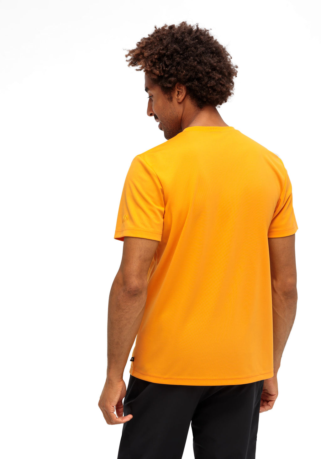 Maier Sports Tilia Pique M Funktionsshirt Herren orange glow - 5