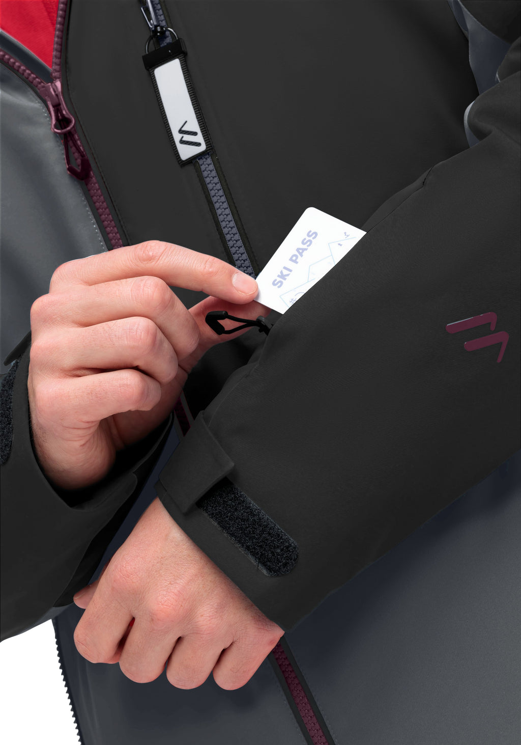 Maier Sports Oravice Skijacke Herren quiet shade/black/rich so - 2