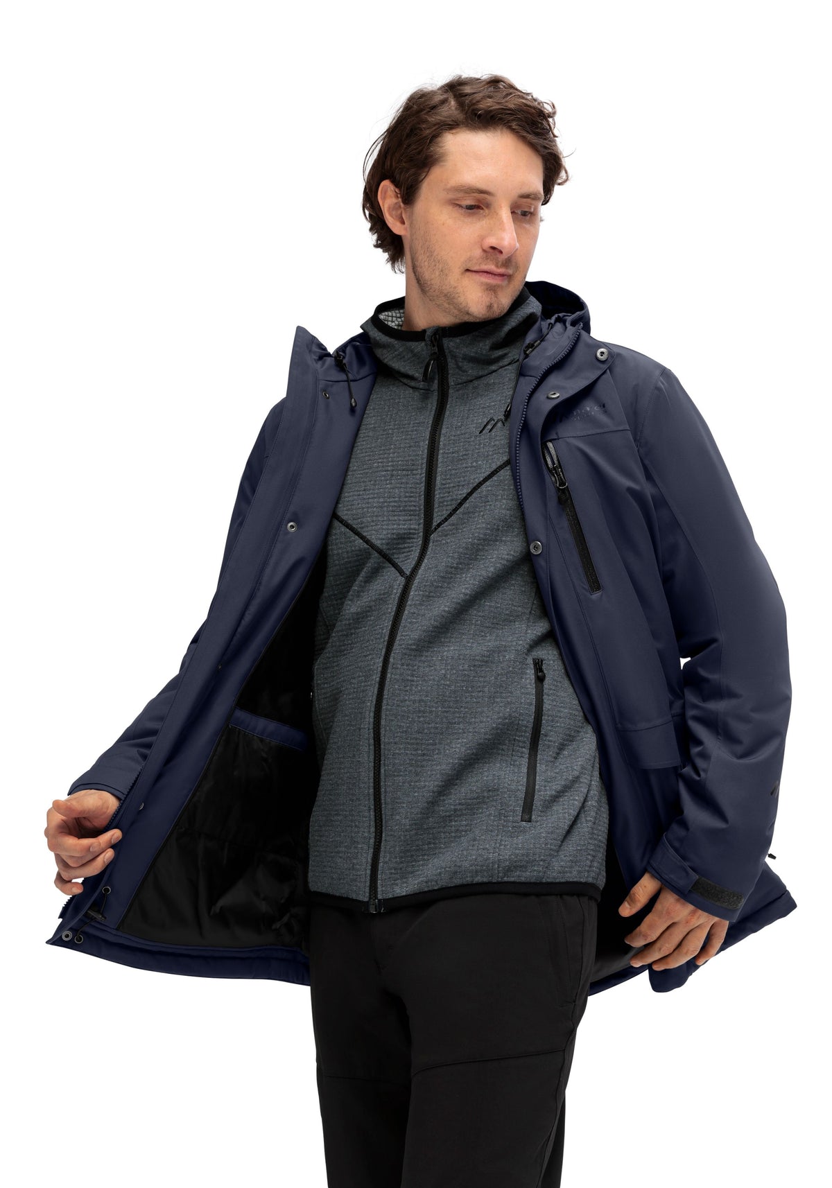 Maier Sports Peyor long Outdoorjacke Herren night sky - 4