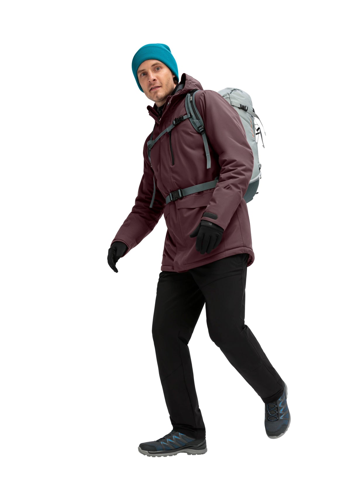 Maier Sports Peyor long Outdoorjacke Herren black/graphite - 7