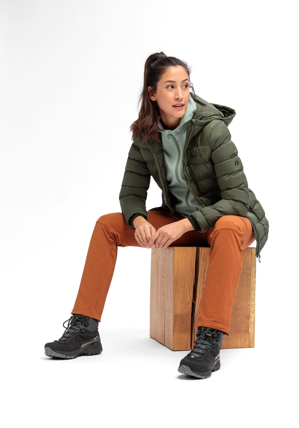 Maier Sports Lomnica Coat W  – Green