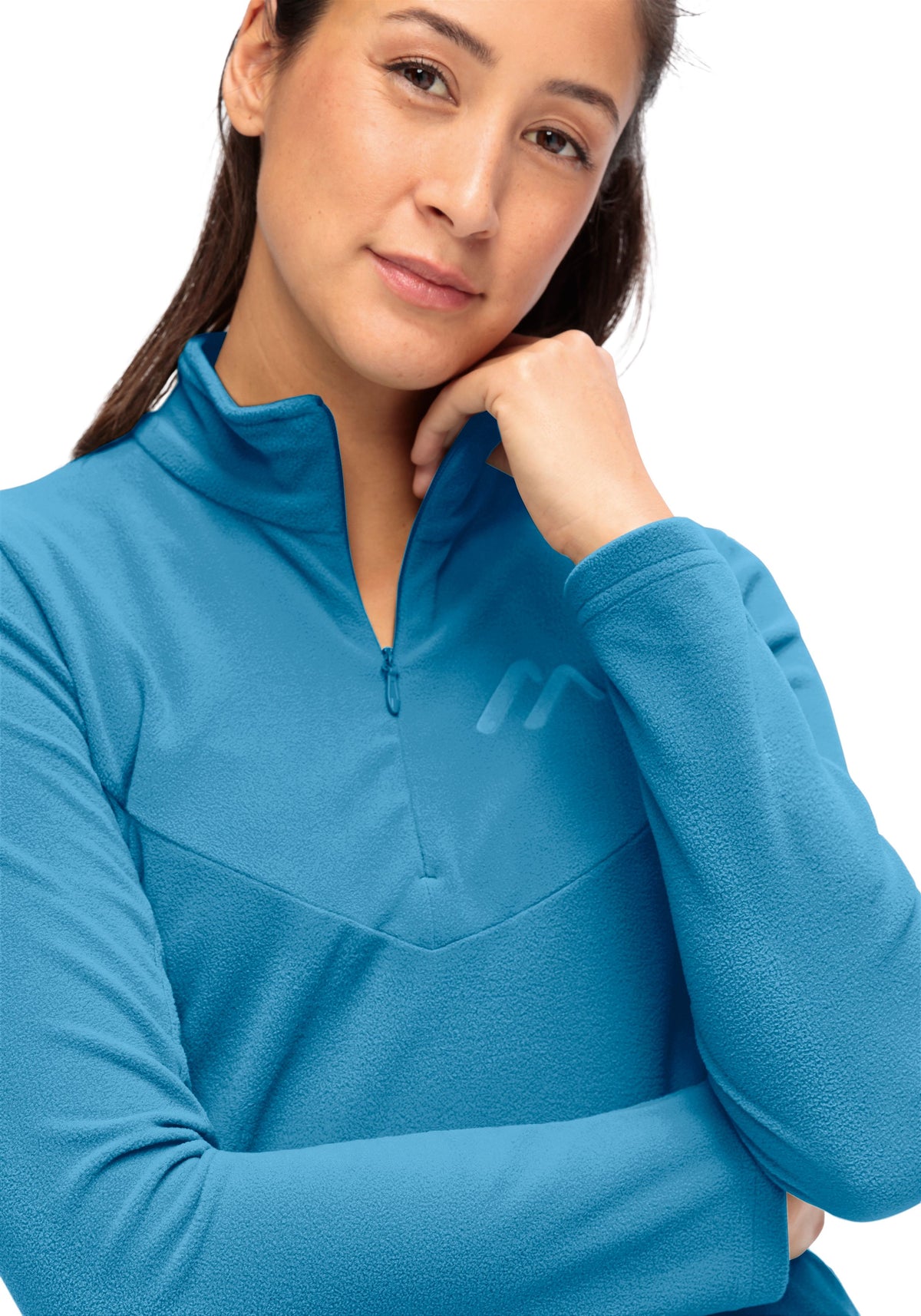 Maier Sports Denise HZ W Midlayer Damen aquatic blue - 2