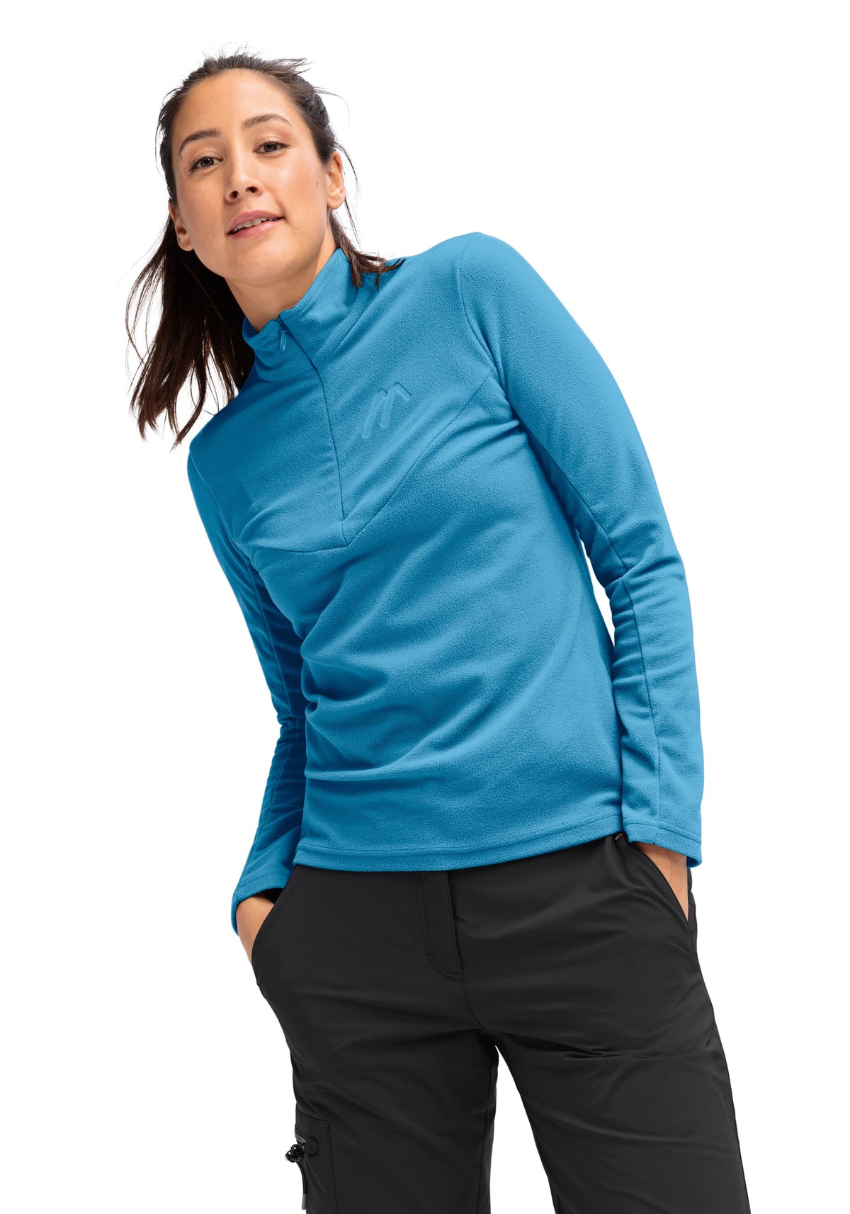 Maier Sports Denise HZ W Midlayer Damen aquatic blue - 4