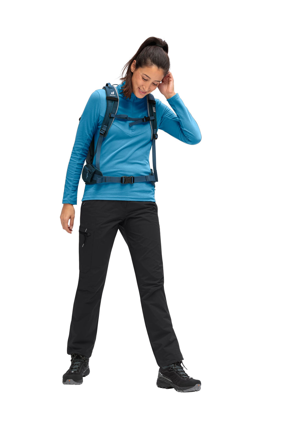 Maier Sports Denise HZ W Midlayer Damen aquatic blue - 6
