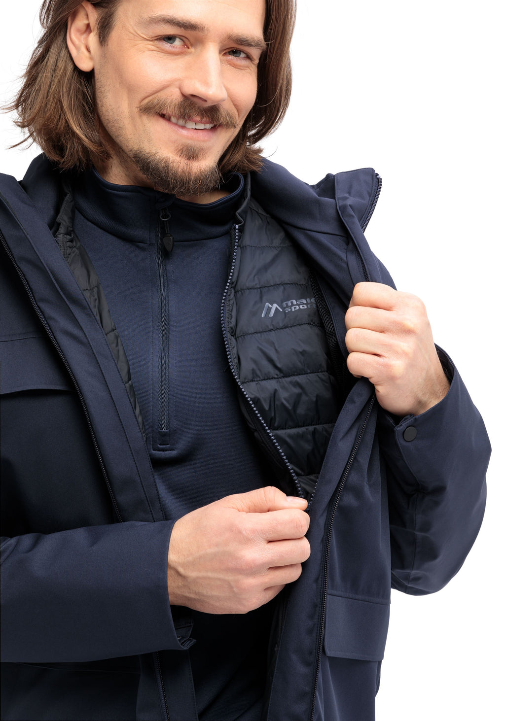 Maier Sports WOUT 3-in-1 Jacke Herren night sky - 2
