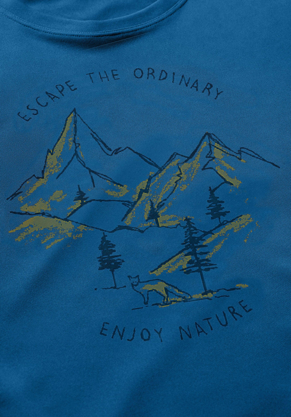 Maier Sports Dieter Print  – imperial blue