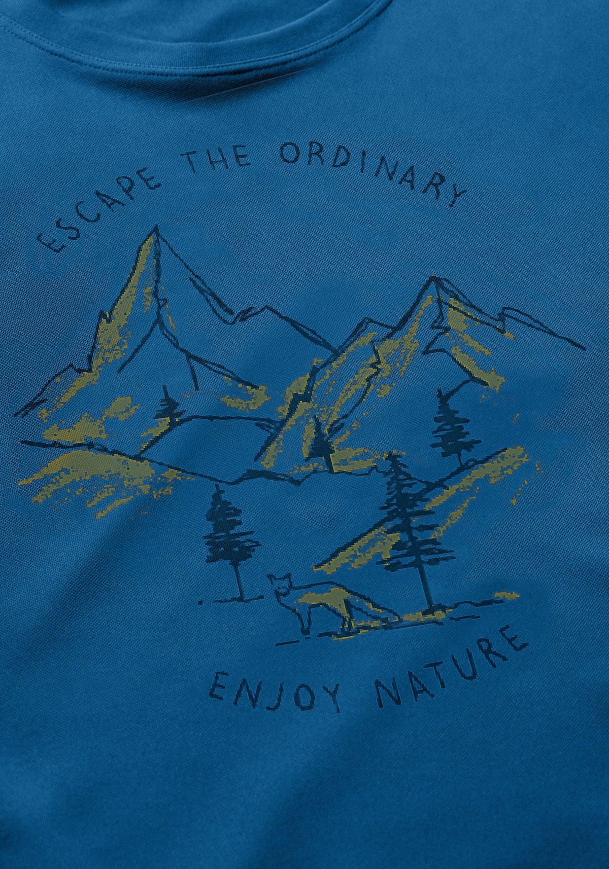 Maier Sports Dieter Print  – imperial blue